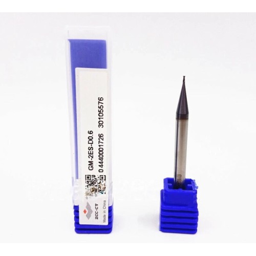 GM-2ES-D0.6*4*50 Solid Carbide Two Flute End Mill  ZCC